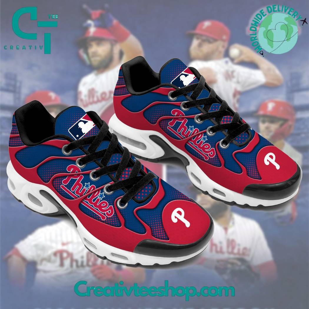 Ideafootwear Philadelphia Phillies TN Shoes Sneakers For Men And Women