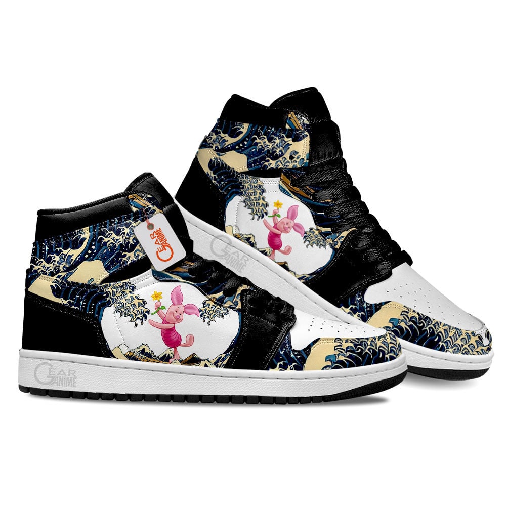 Ideafootwear Piglet AJ1 High Sneakers Shoes For Men And Women