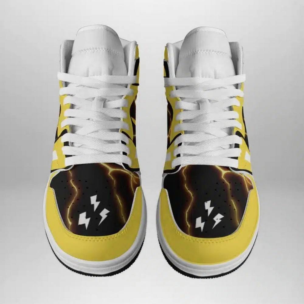 Ideafootwear Pikachu V2 Pokemon AJ1 High Sneakers Shoes For Men And Women