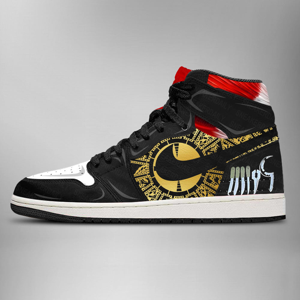 Ideafootwear Pinhead Halloween AJ1 High Sneakers Shoes For Men And Women
