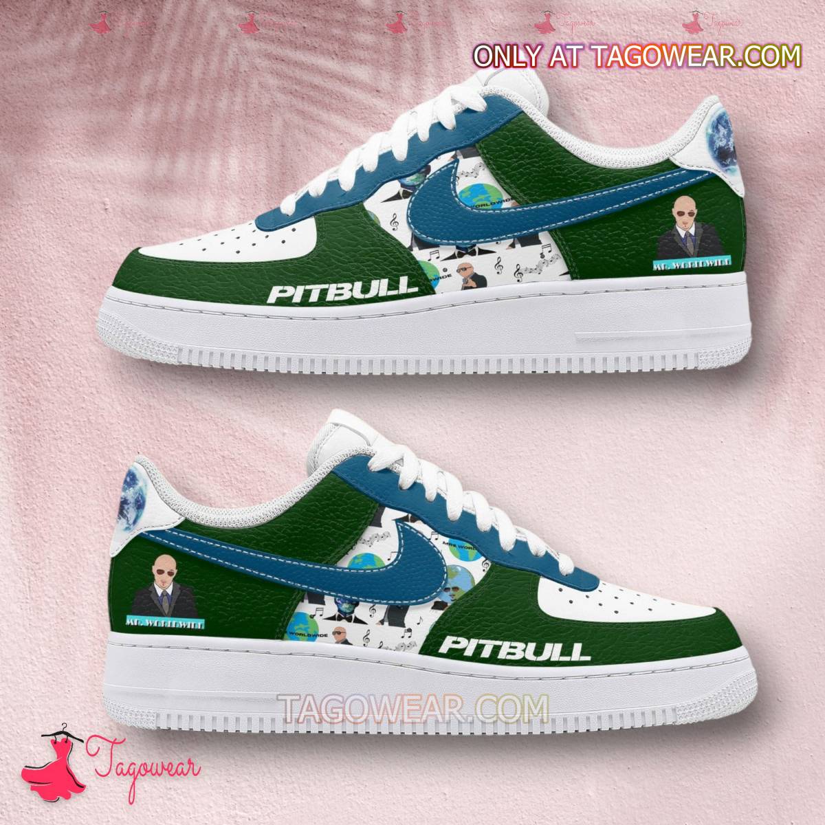 Ideafootwear Pitbull Mr Worldwide Air Low-Top Sneakers Shoes For Men And Women 1