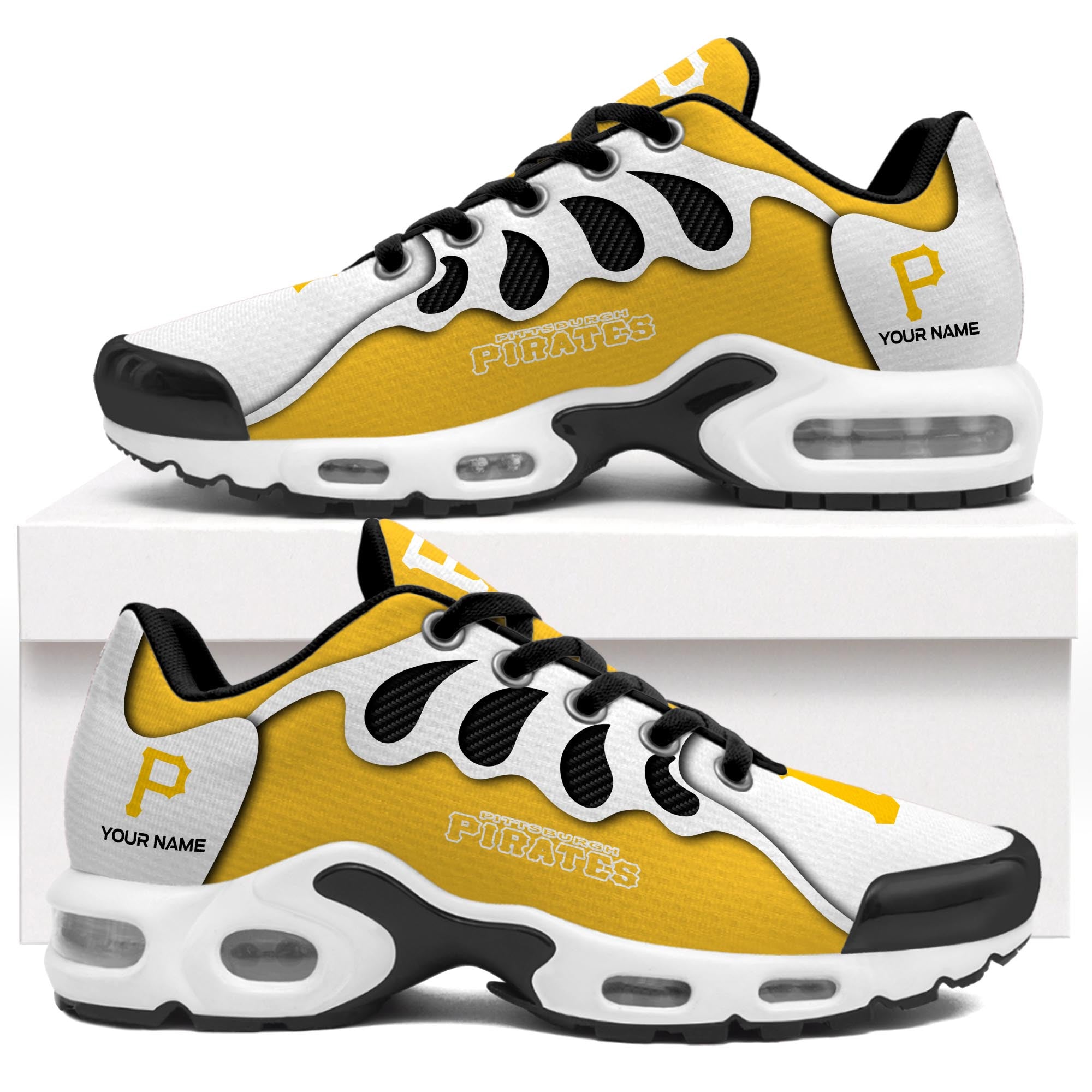 Ideafootwear Pittsburgh Pirates TN Shoes Sneakers For Men And Women