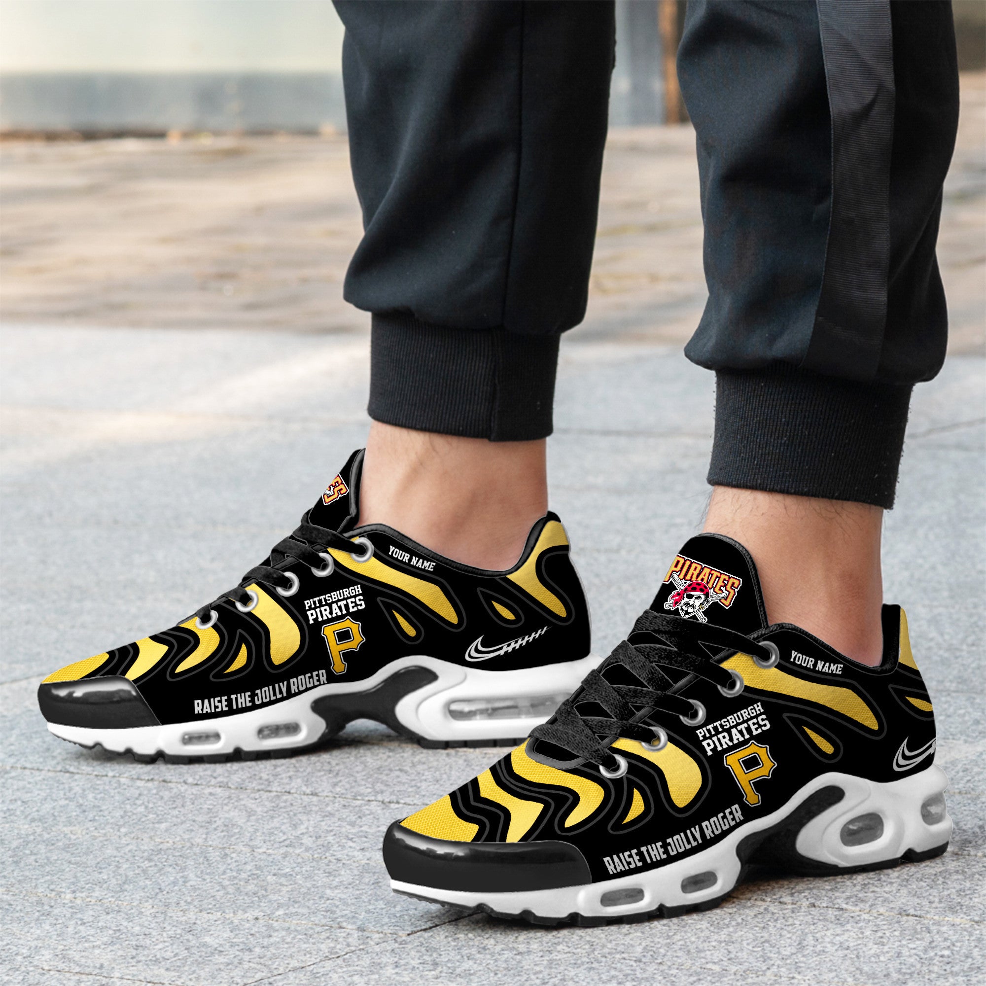 Ideafootwear Pittsburgh Pirates TN Shoes Sneakers For Men And Women