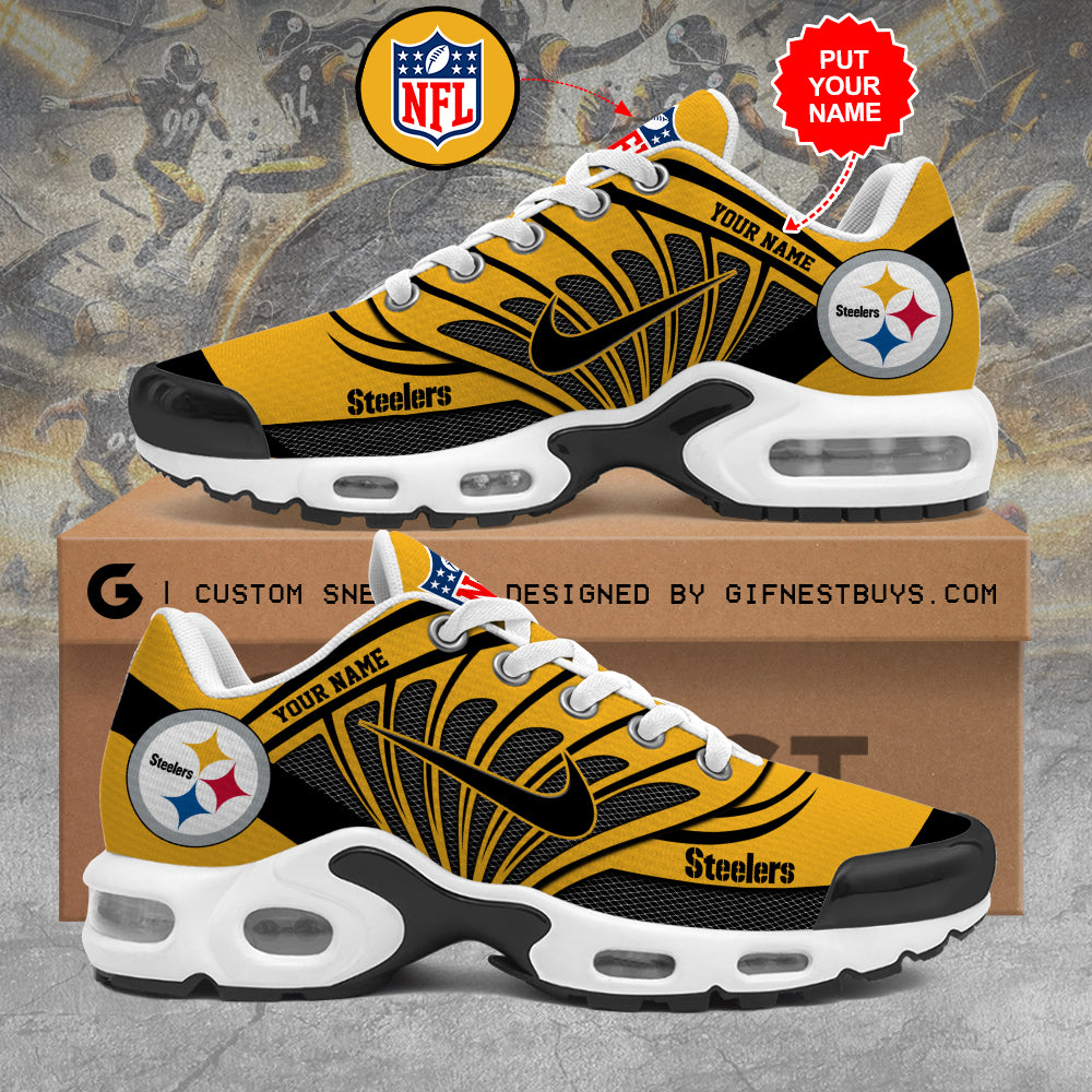 Ideafootwear Pittsburgh Steelers TN Shoes Sneakers For Men And Women