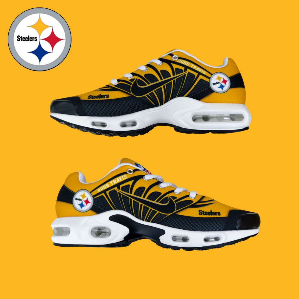 Ideafootwear Pittsburgh Steelers TN Shoes Sneakers For Men And Women
