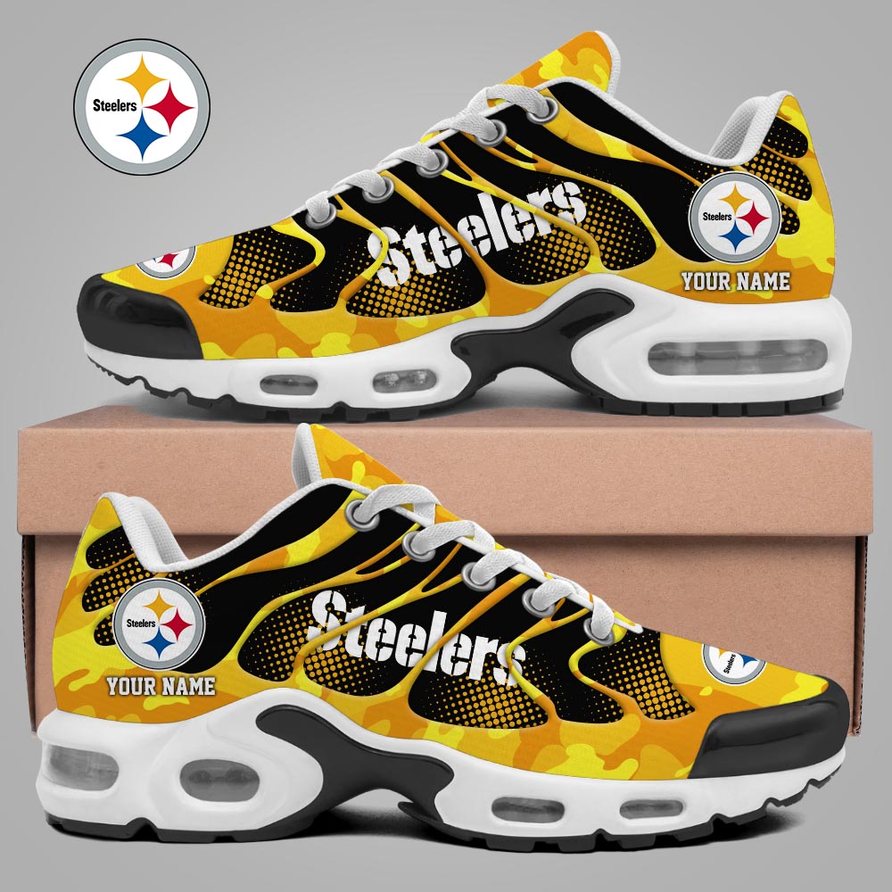 Ideafootwear Pittsburgh Steelers TN Shoes Sneakers For Men And Women