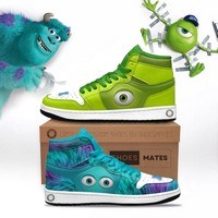 Ideafootwear Pixar AJ1 High Sneakers Shoes For Men And Women
