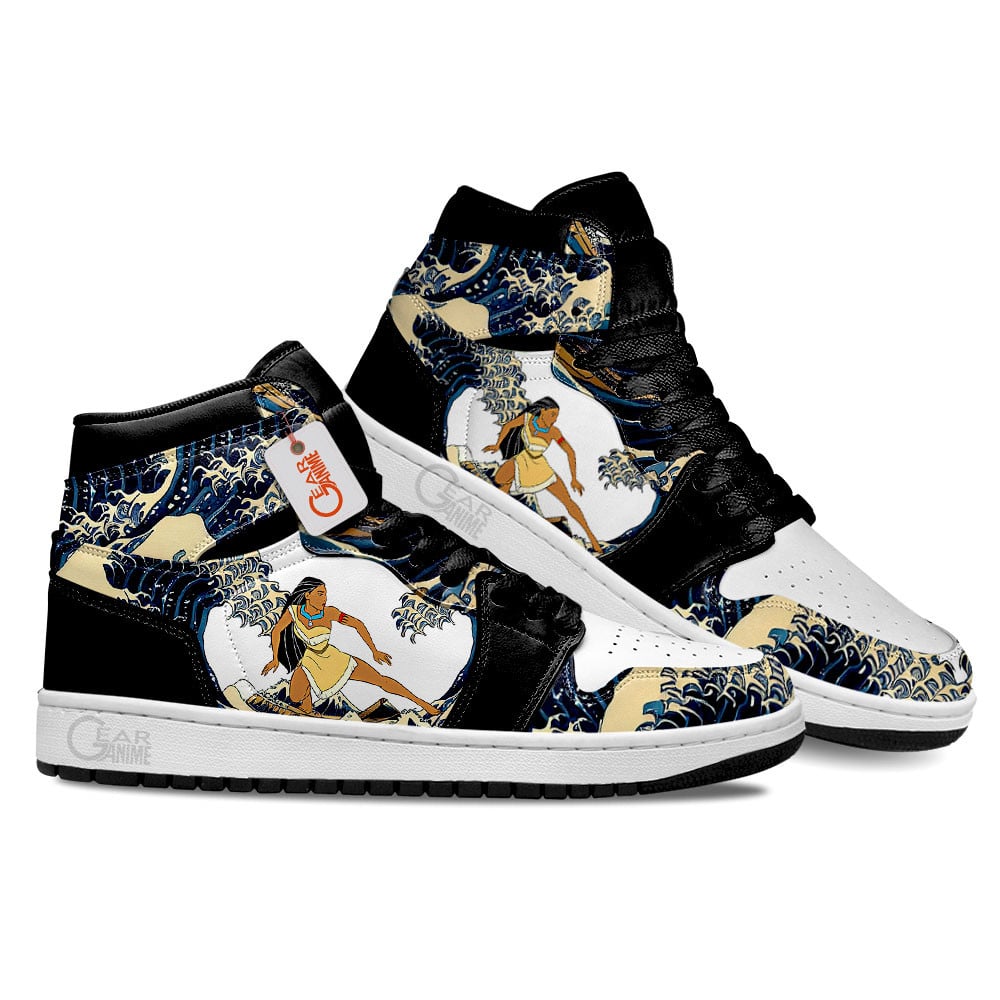 Ideafootwear Pocahontas AJ1 High Sneakers Shoes For Men And Women