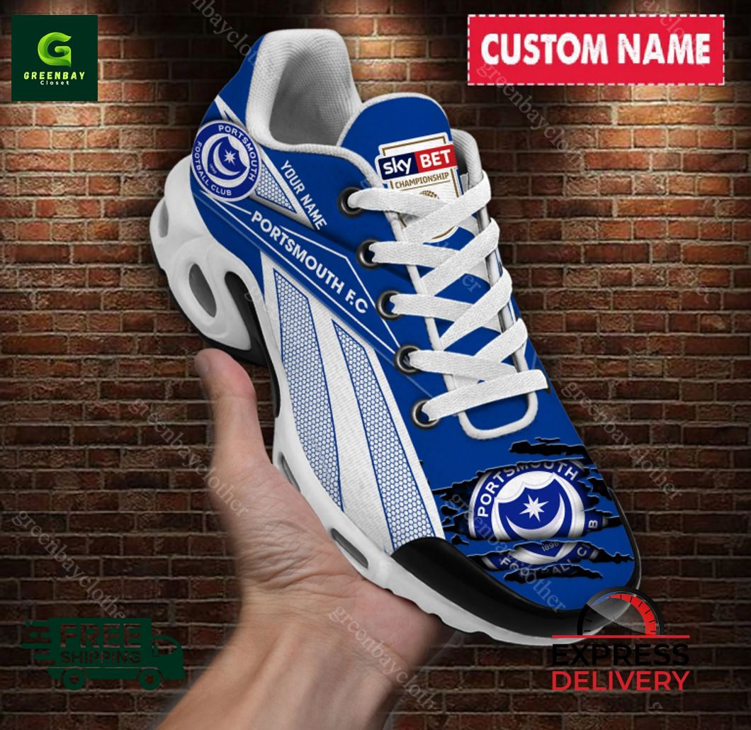 Ideafootwear Portsmouth FC TN Shoes Sneakers For Men And Women
