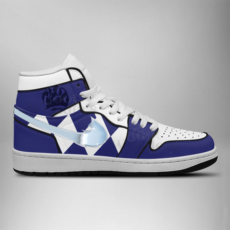 Ideafootwear Power Rangers AJ1 High Sneakers Shoes For Men And Women
