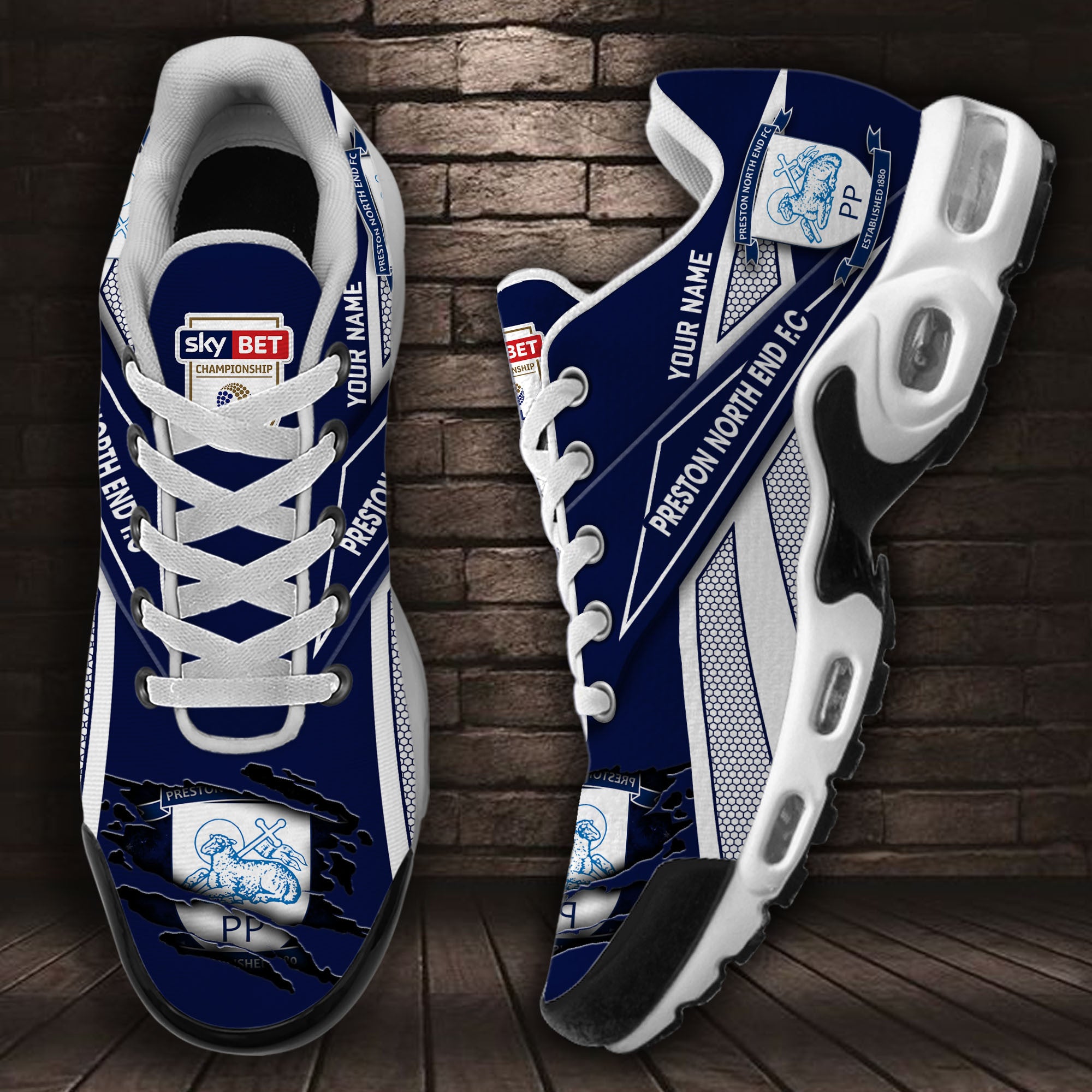 Ideafootwear Preston North End F.C TN Shoes Sneakers For Men And Women