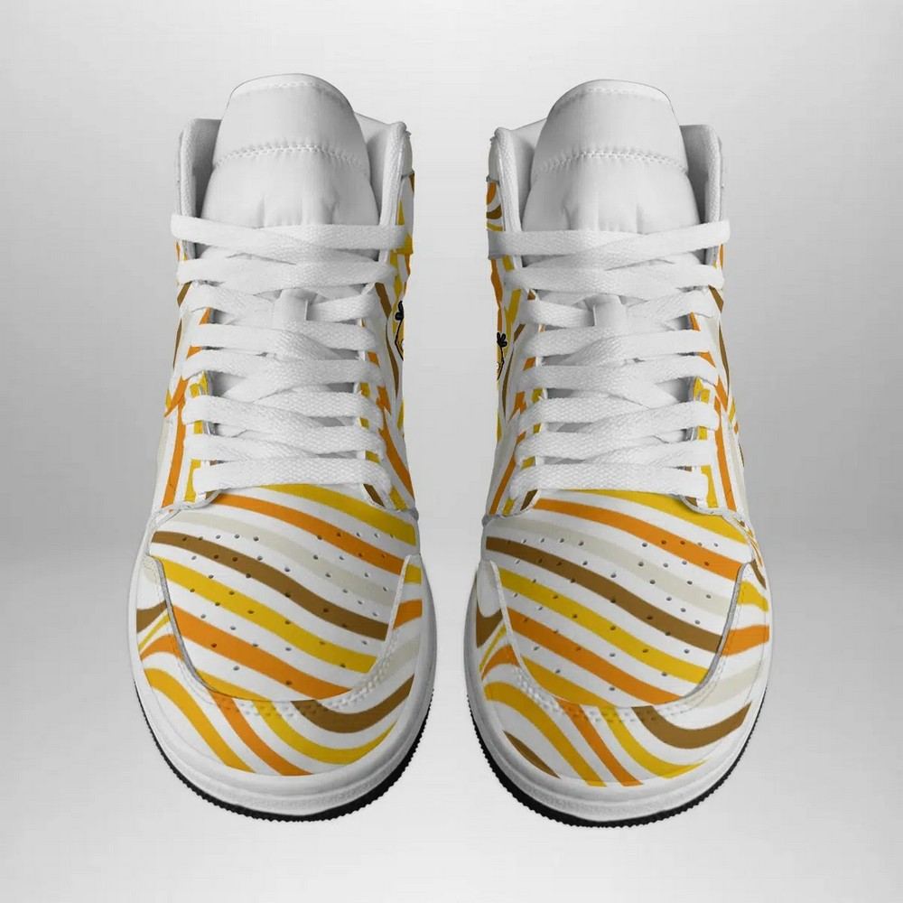 Ideafootwear Psyduck Trippy Pokemon AJ1 High Sneakers Shoes For Men And Women