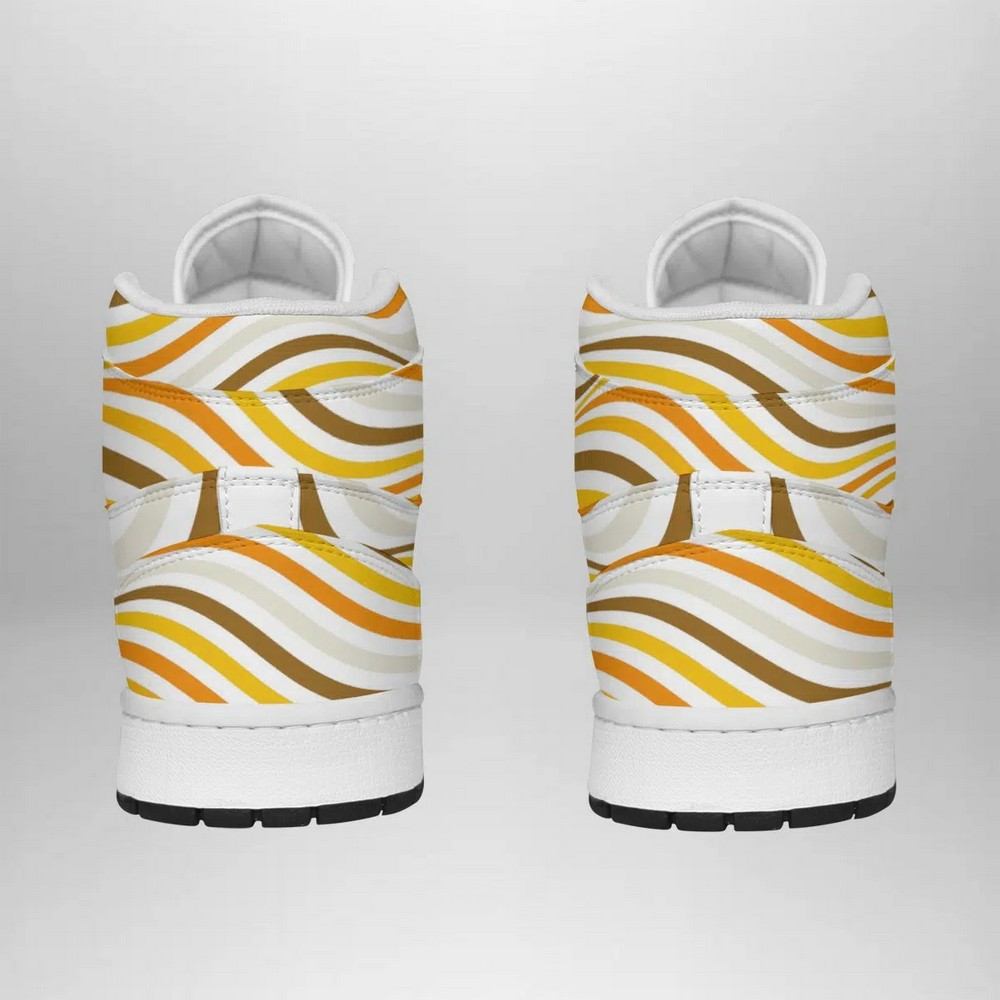 Ideafootwear Psyduck Trippy Pokemon AJ1 High Sneakers Shoes For Men And Women