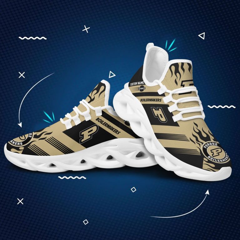 Ideafootwear Purdue Boilermakers Max Soul Shoes Sneakers For Men And Women
