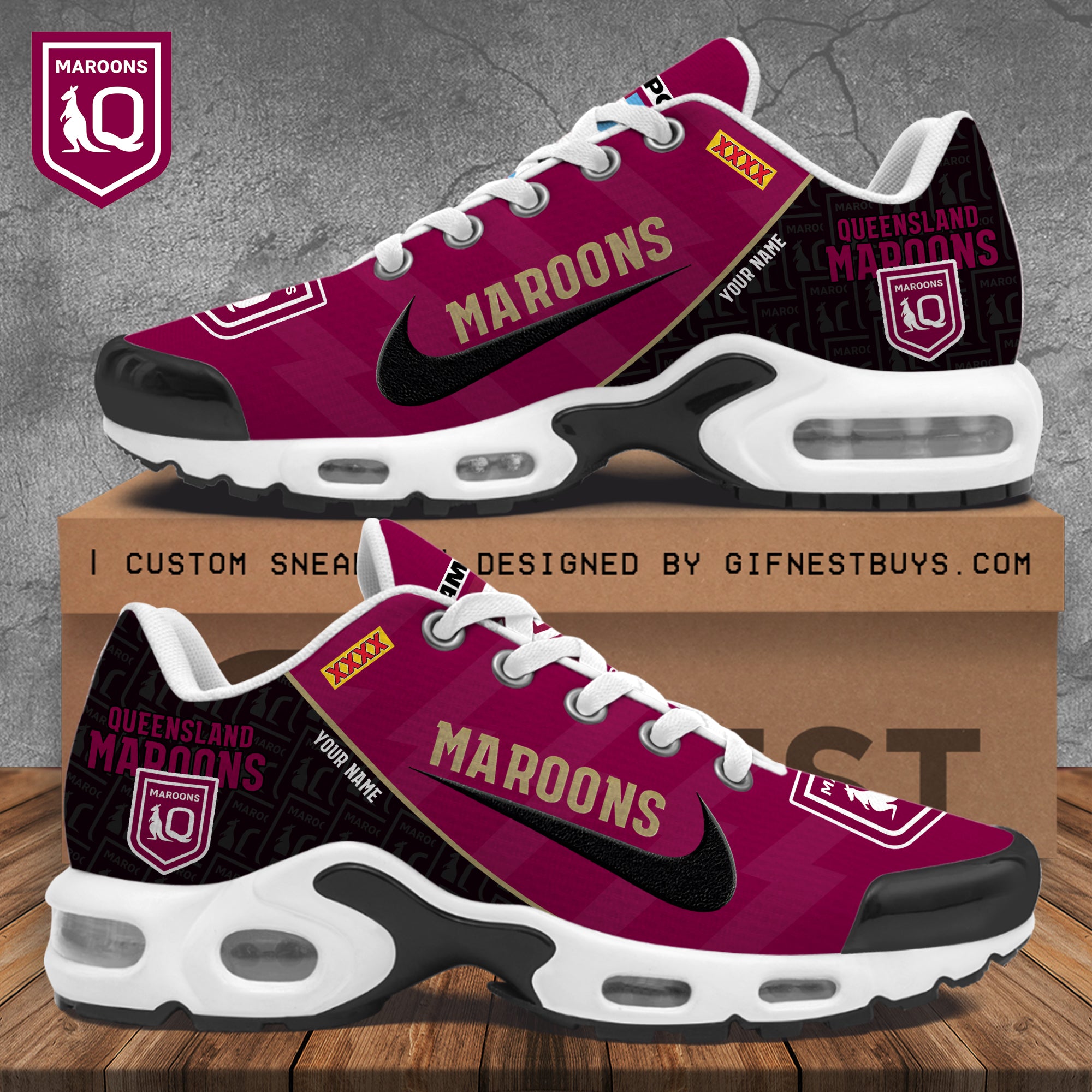 Ideafootwear Queen TN Shoes Sneakers For Men And Women