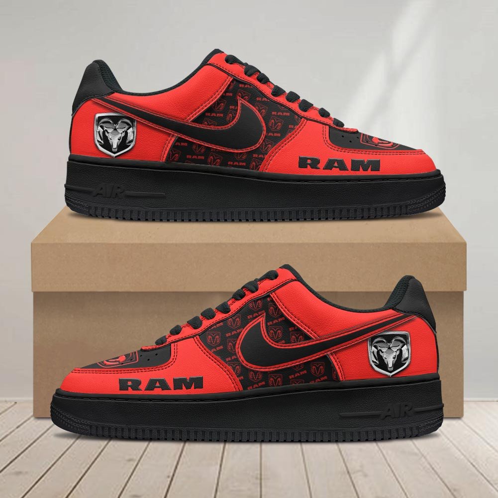 Ideafootwear Ram truck Air Low-Top Sneakers Shoes For Men And Women 1