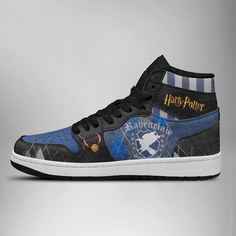 Ideafootwear Ravenclaw AJ1 High Sneakers Shoes For Men And Women