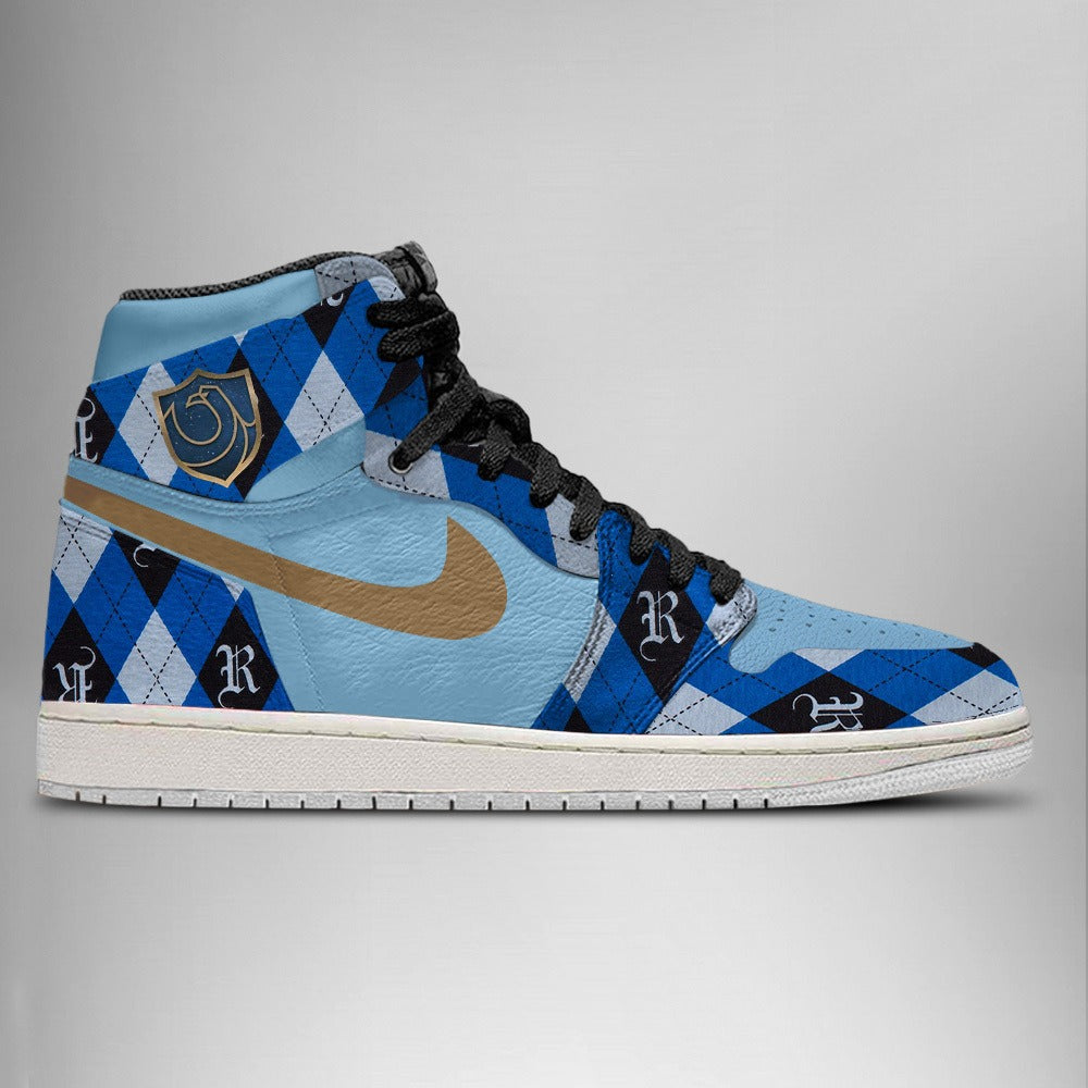 Ideafootwear Ravenclaw AJ1 High Sneakers Shoes For Men And Women