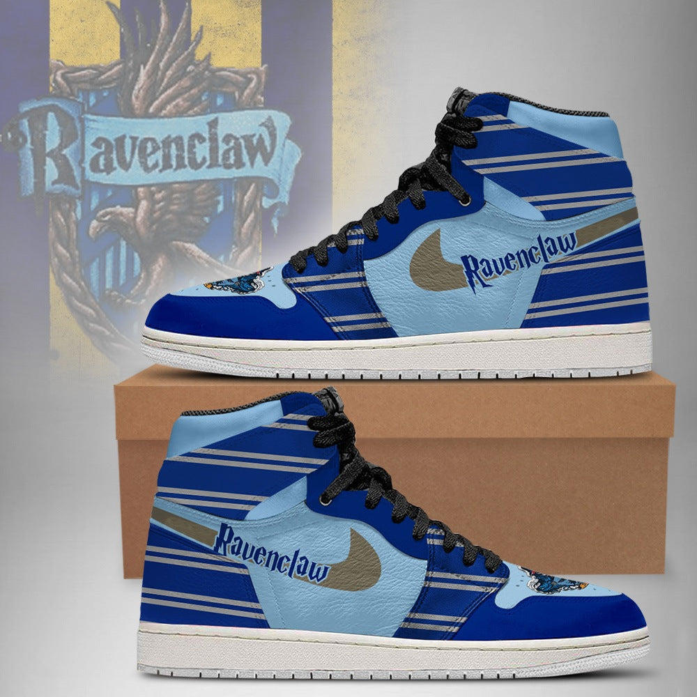 Ideafootwear Ravenclaw Harry Potter V2 AJ1 High Sneakers Shoes For Men And Women