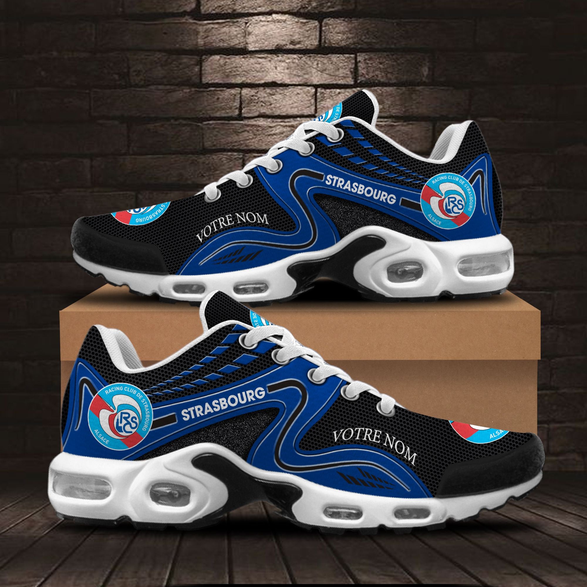 Ideafootwear RC Strasbourg Alsace TN Shoes Sneakers For Men And Women