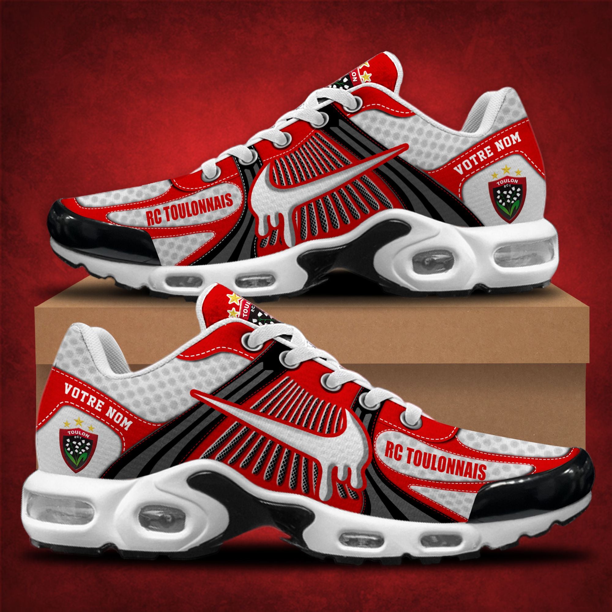 Ideafootwear RC Toulonnais TN Shoes Sneakers For Men And Women