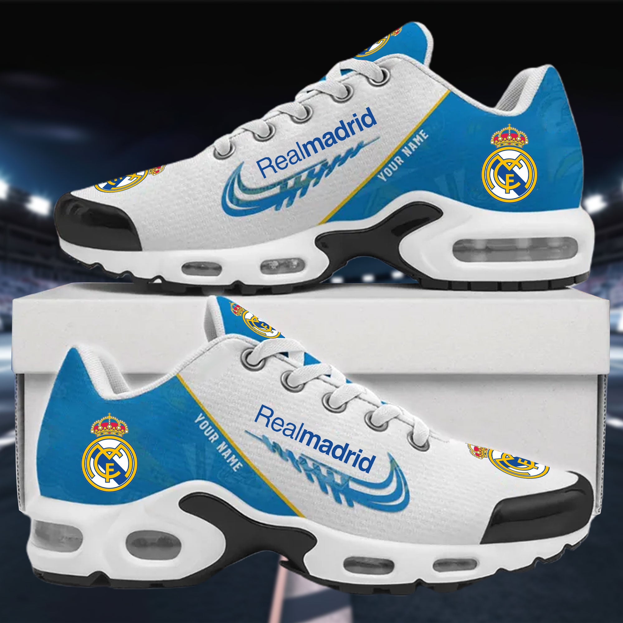 Ideafootwear Real Madrid TN Shoes Sneakers For Men And Women