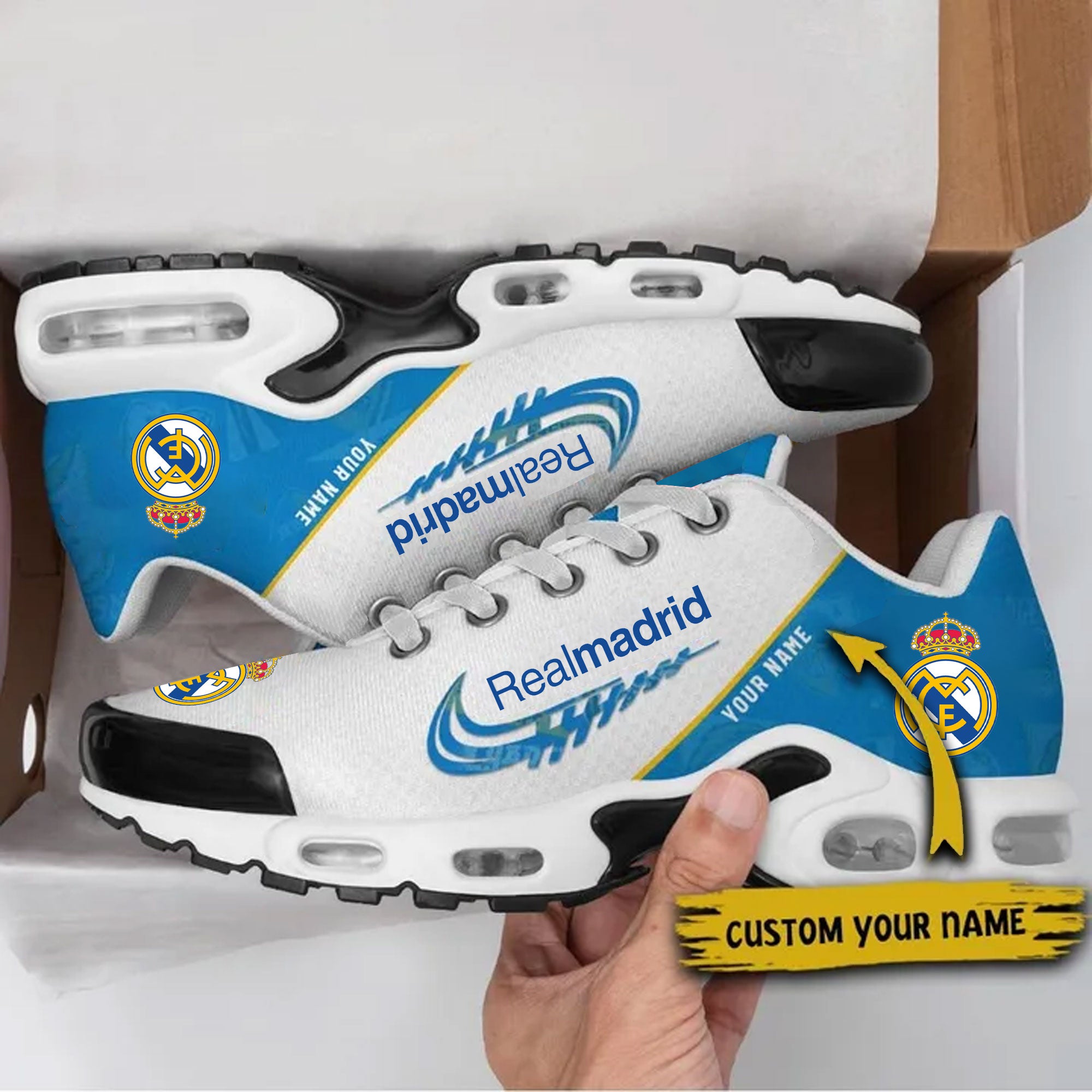 Ideafootwear Real Madrid TN Shoes Sneakers For Men And Women