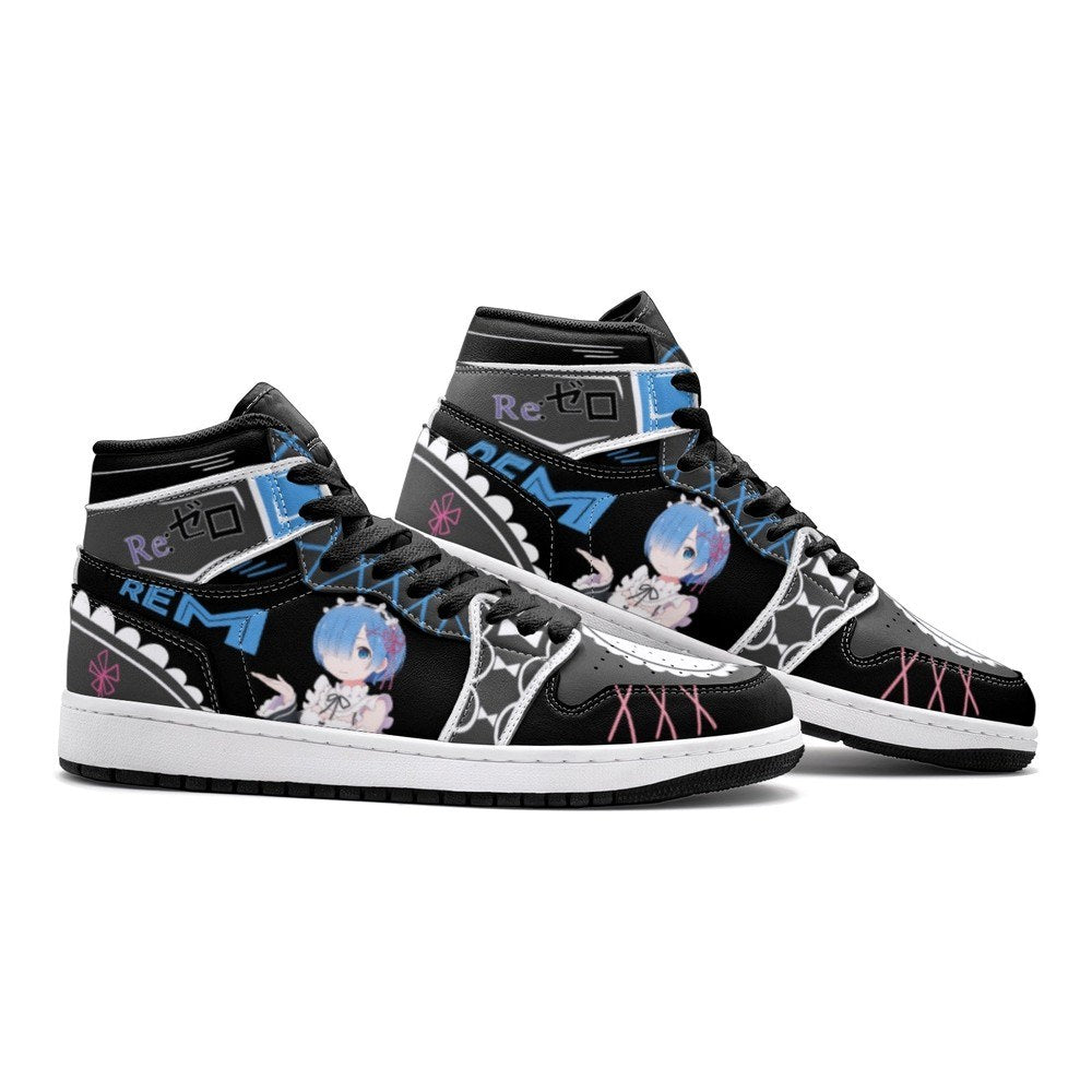 Ideafootwear Rem And Ram Rezero AJ1 High Sneakers Shoes For Men And Women