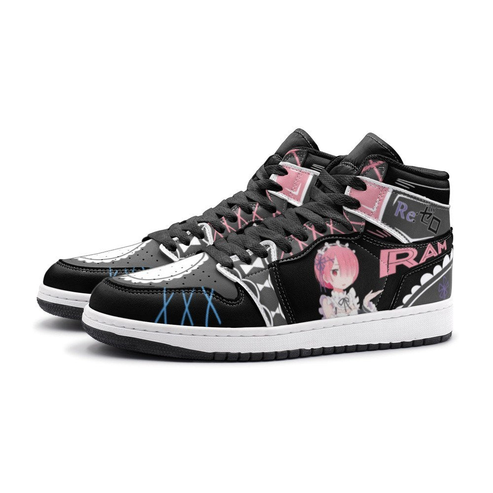 Ideafootwear Rem And Ram Rezero AJ1 High Sneakers Shoes For Men And Women