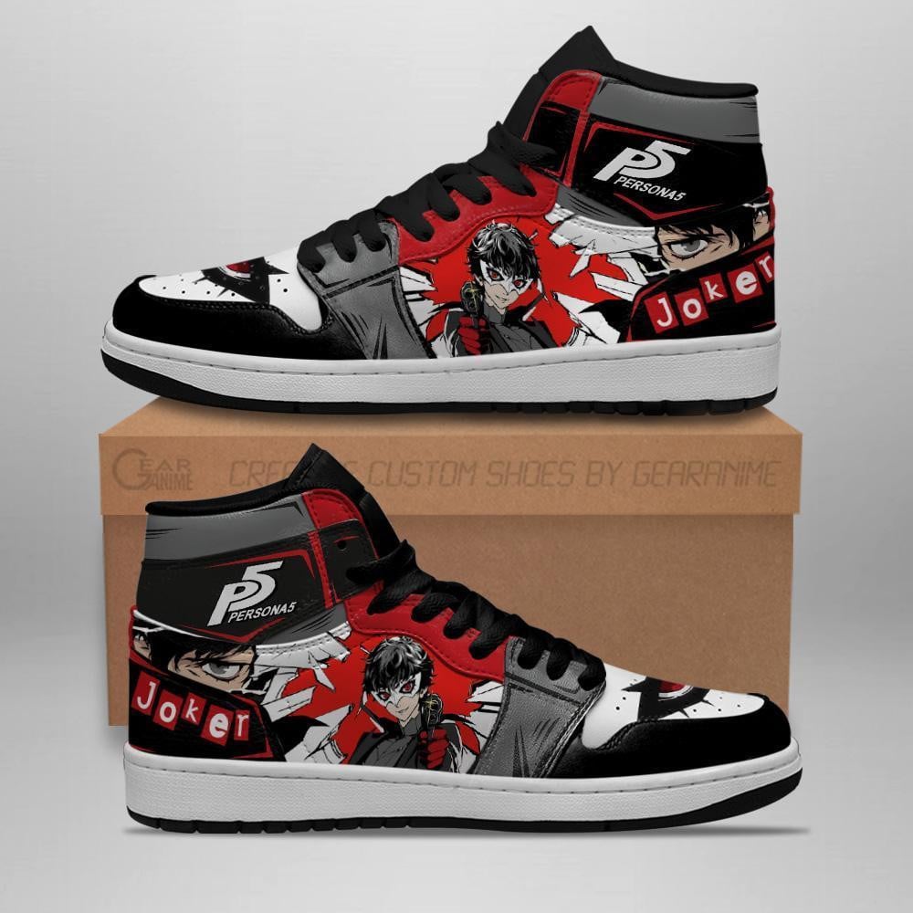 Ideafootwear Ren Joker Amamiya AJ1 High Sneakers Shoes For Men And Women
