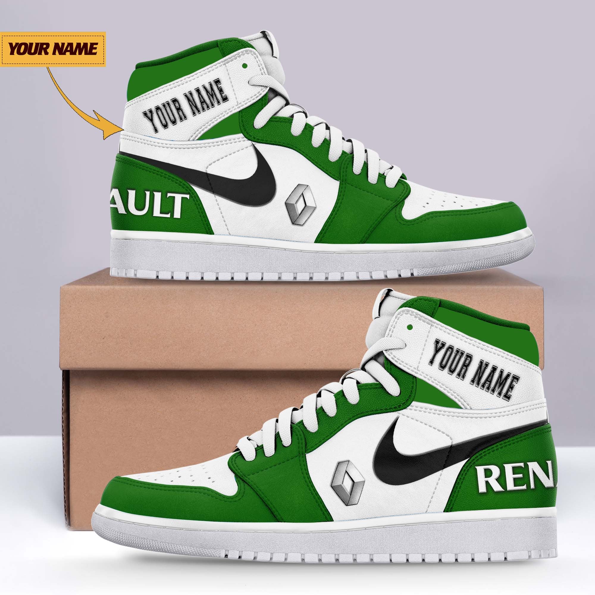 Ideafootwear Renault AJ1 High Sneakers Shoes For Men And Women