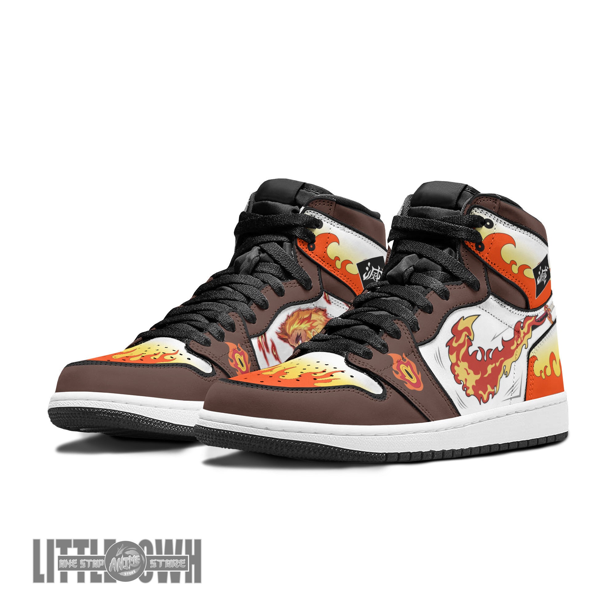 Ideafootwear Rengoku AJ1 High Sneakers Shoes For Men And Women