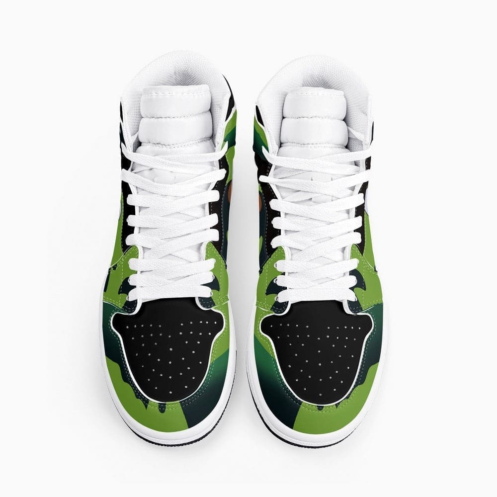 Ideafootwear Rick and Morty Crossover Toy Story AJ1 High Sneakers Shoes For Men And Women