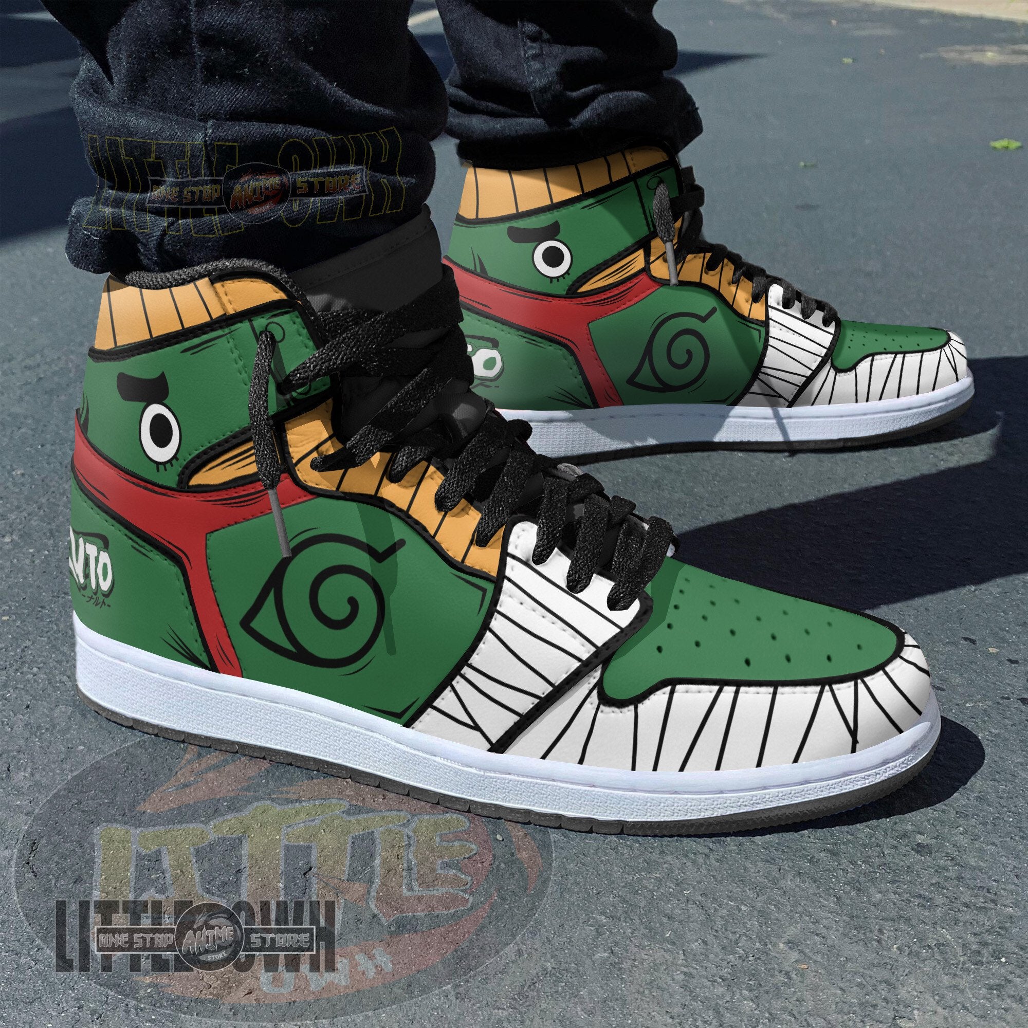 Ideafootwear Rock Lee AJ1 High Sneakers Shoes For Men And Women