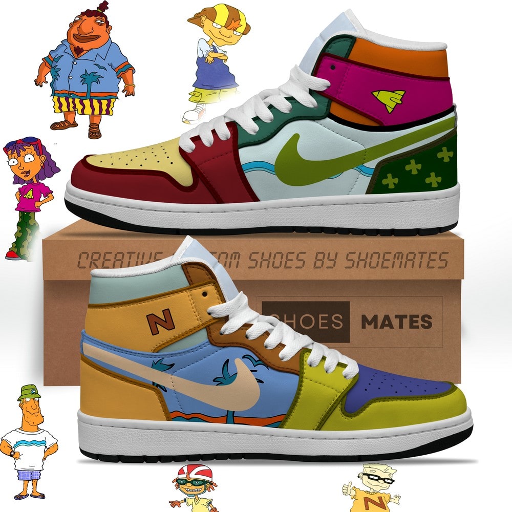 Ideafootwear Rocket Power AJ1 High Sneakers Shoes For Men And Women