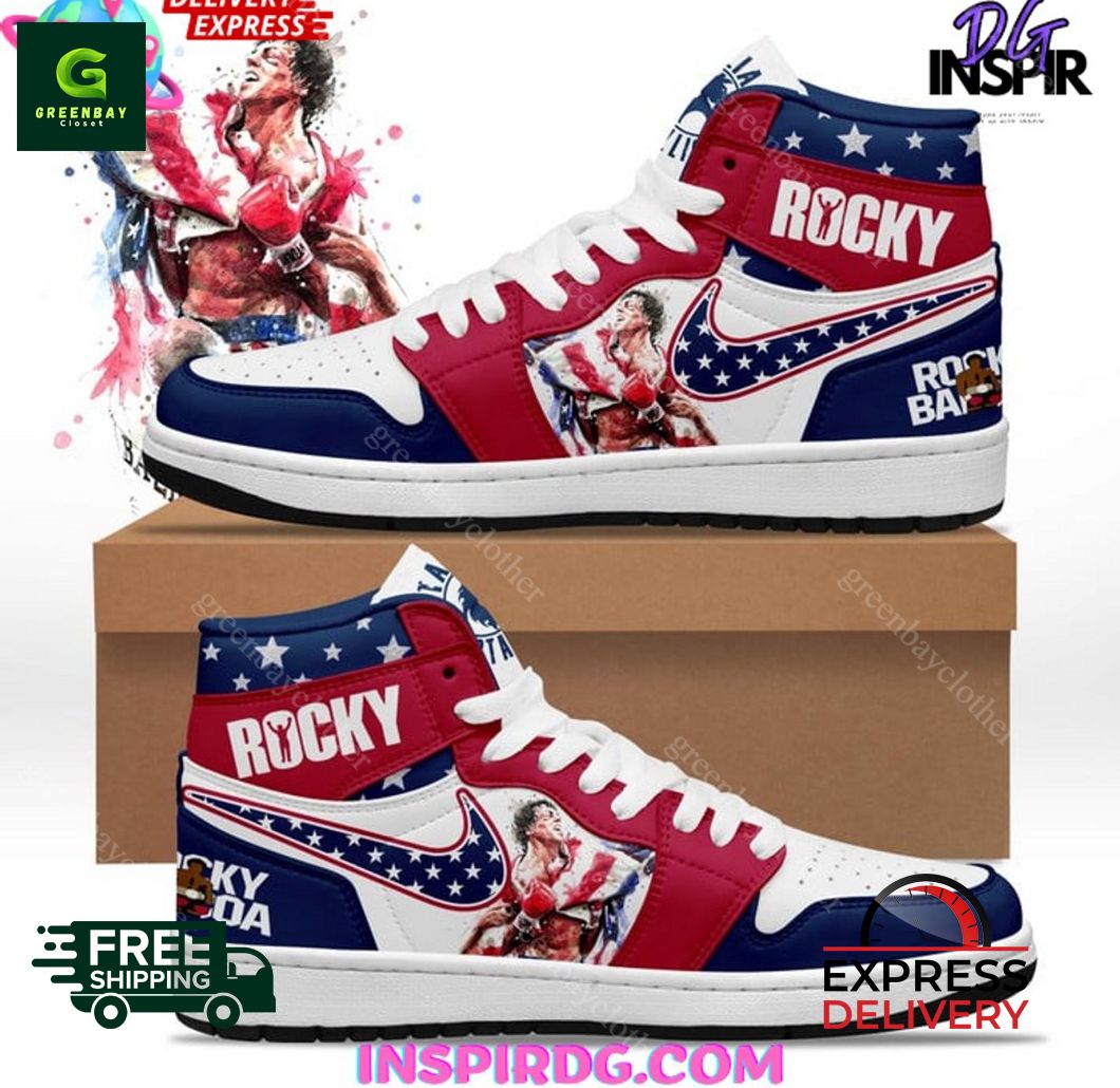 Ideafootwear Rocky Balboa AJ1 High Sneakers Shoes For Men And Women