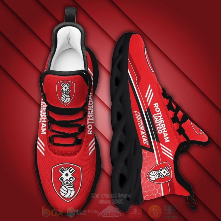 Ideafootwear Rotherham United Max Soul Shoes Sneakers For Men And Women