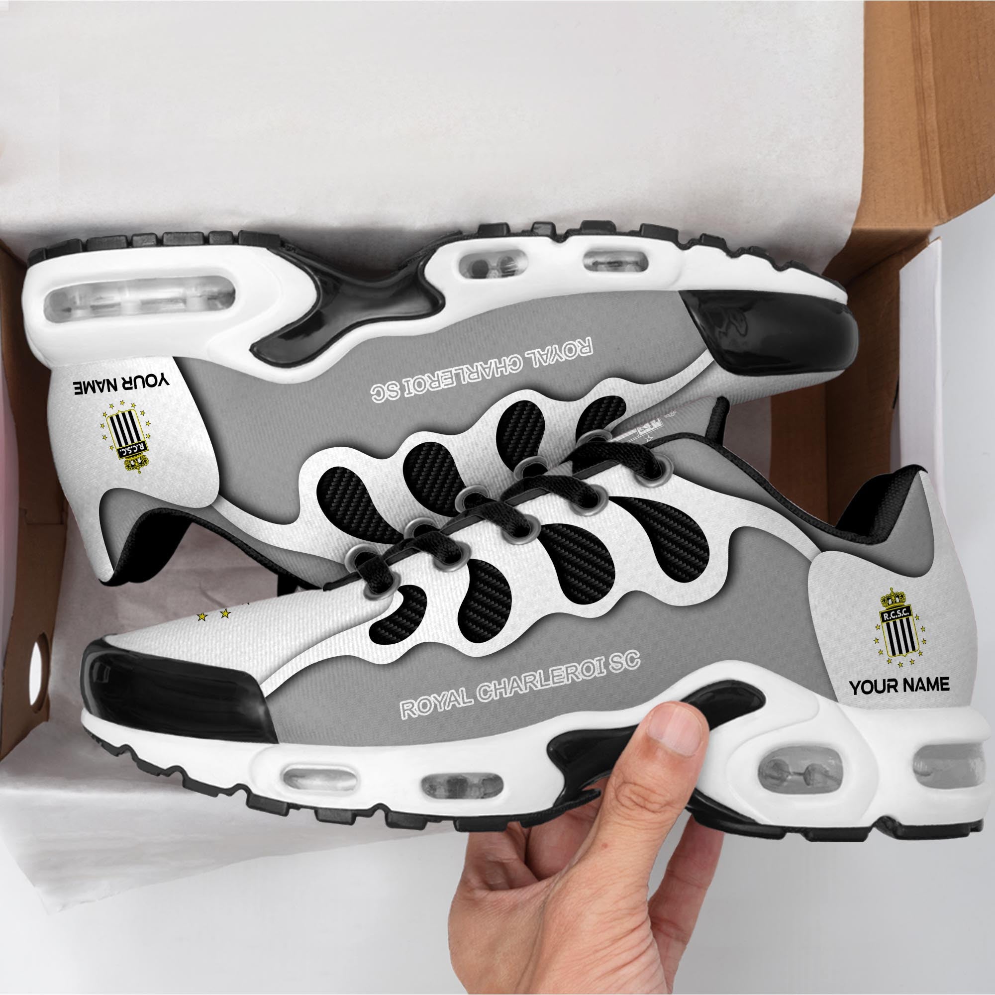 Ideafootwear Royal Charleroi SC TN Shoes Sneakers For Men And Women