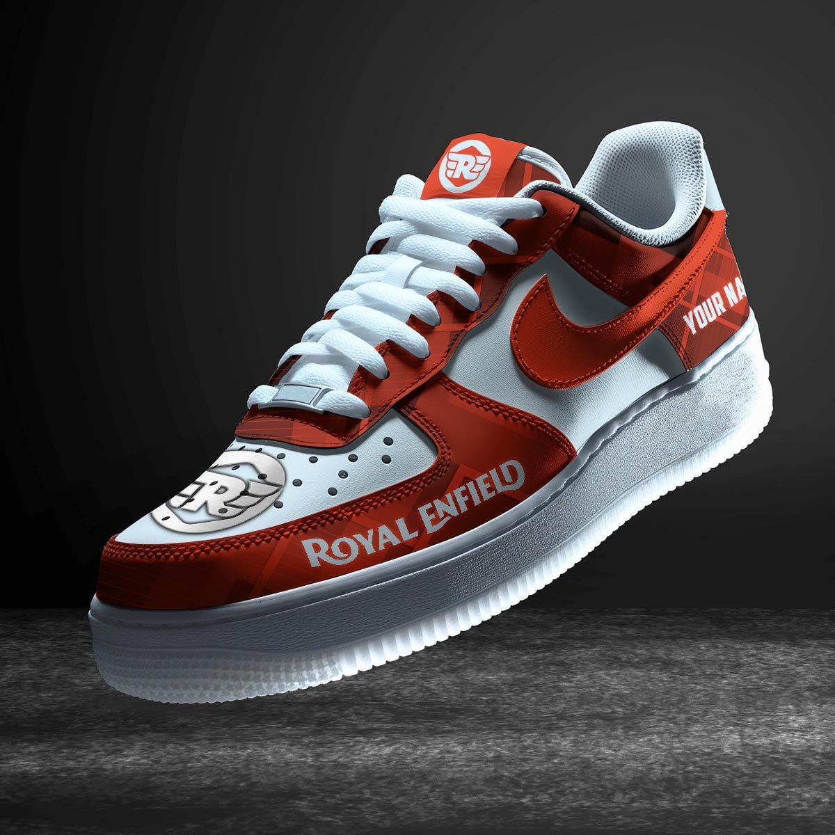 Ideafootwear Royal Enfield Air Low-Top Sneakers Shoes For Men And Women 1