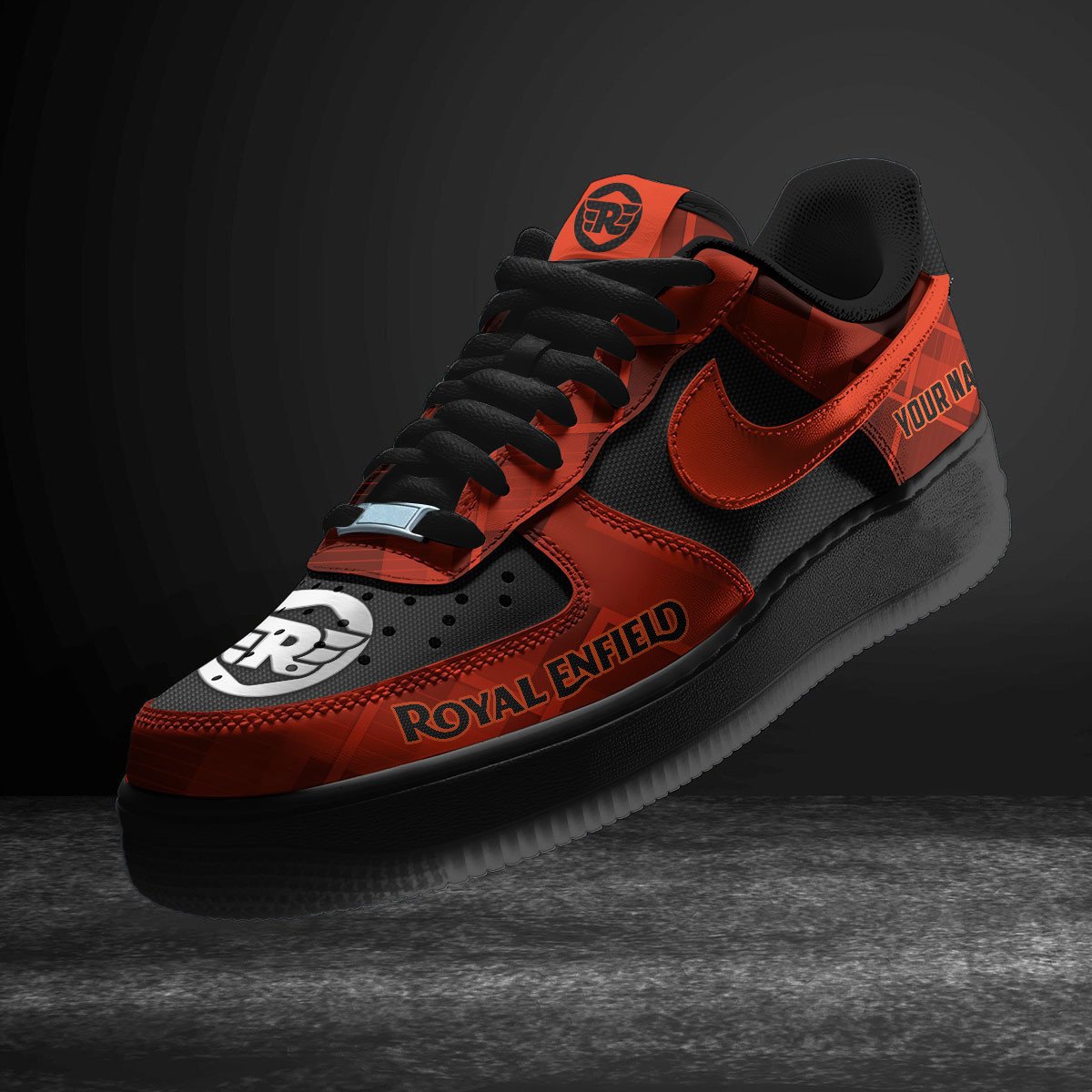 Ideafootwear Royal Enfield Air Low-Top Sneakers Shoes For Men And Women 1