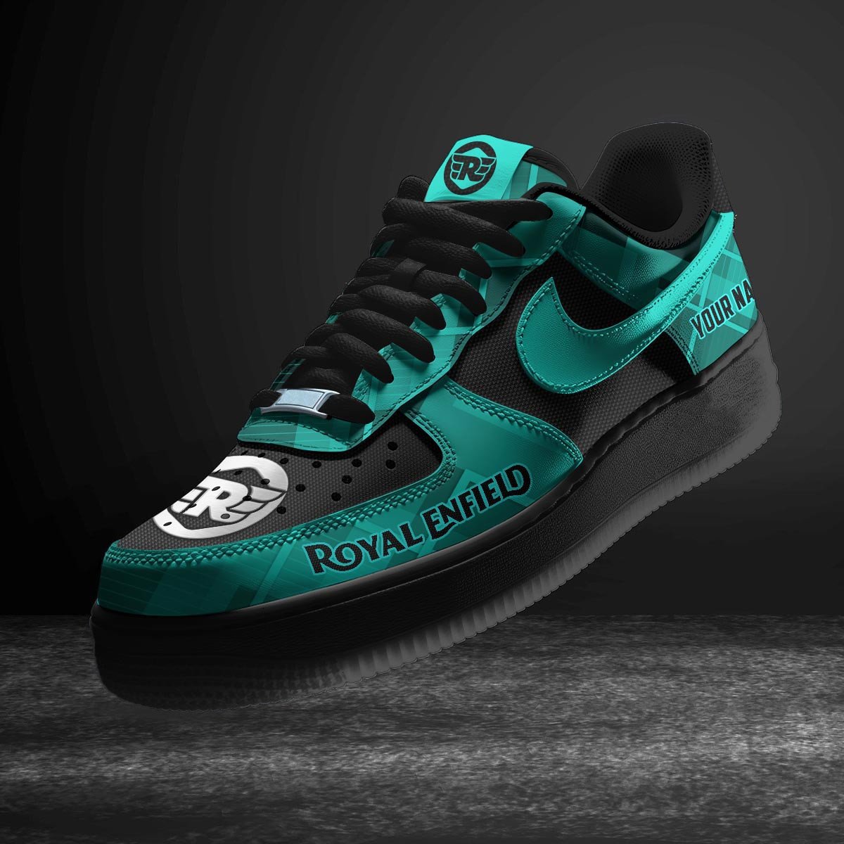 Ideafootwear Royal Enfield Air Low-Top Sneakers Shoes For Men And Women 1