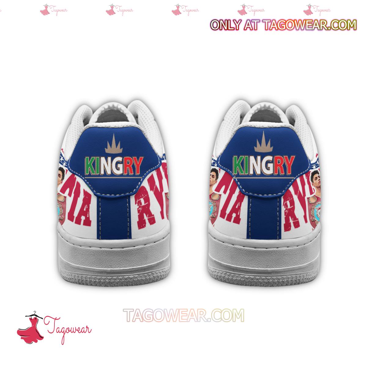 Ideafootwear Ryan Garcia Kingry Air Low-Top Sneakers Shoes For Men And Women 5