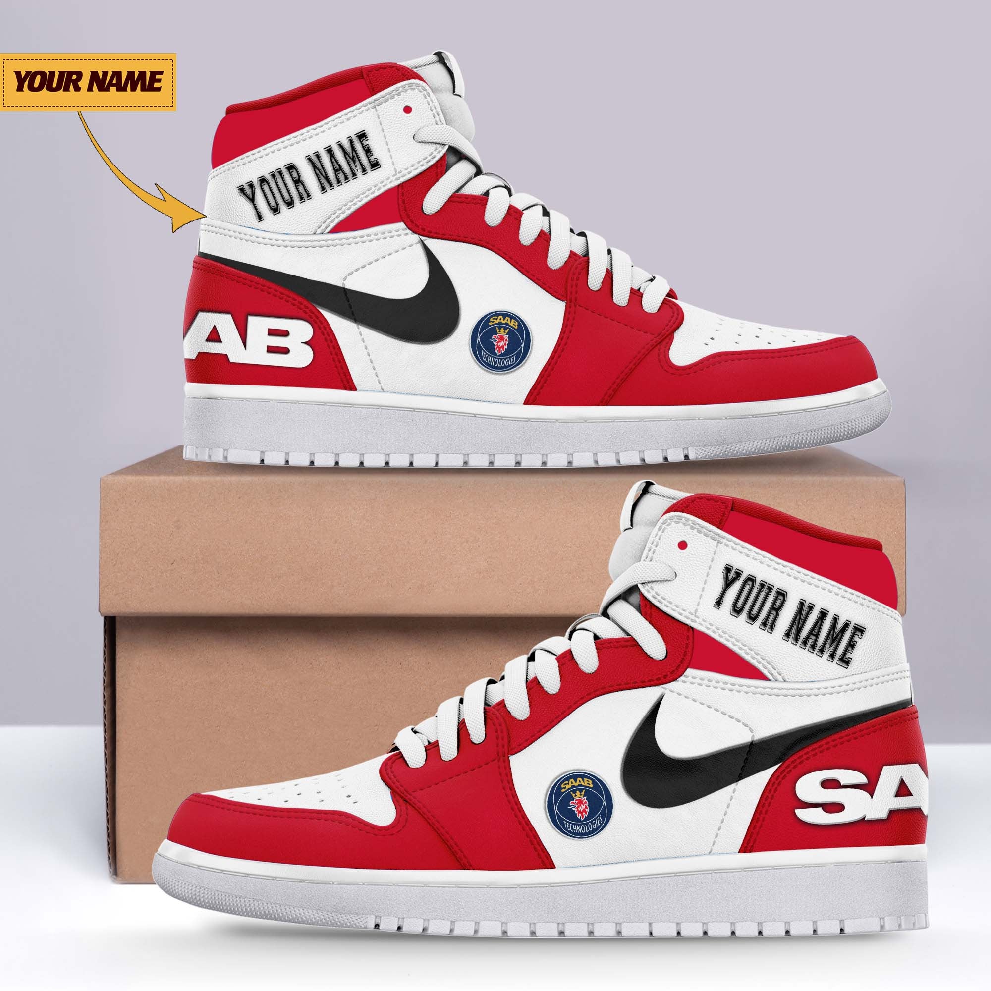 Ideafootwear Saab AJ1 High Sneakers Shoes For Men And Women
