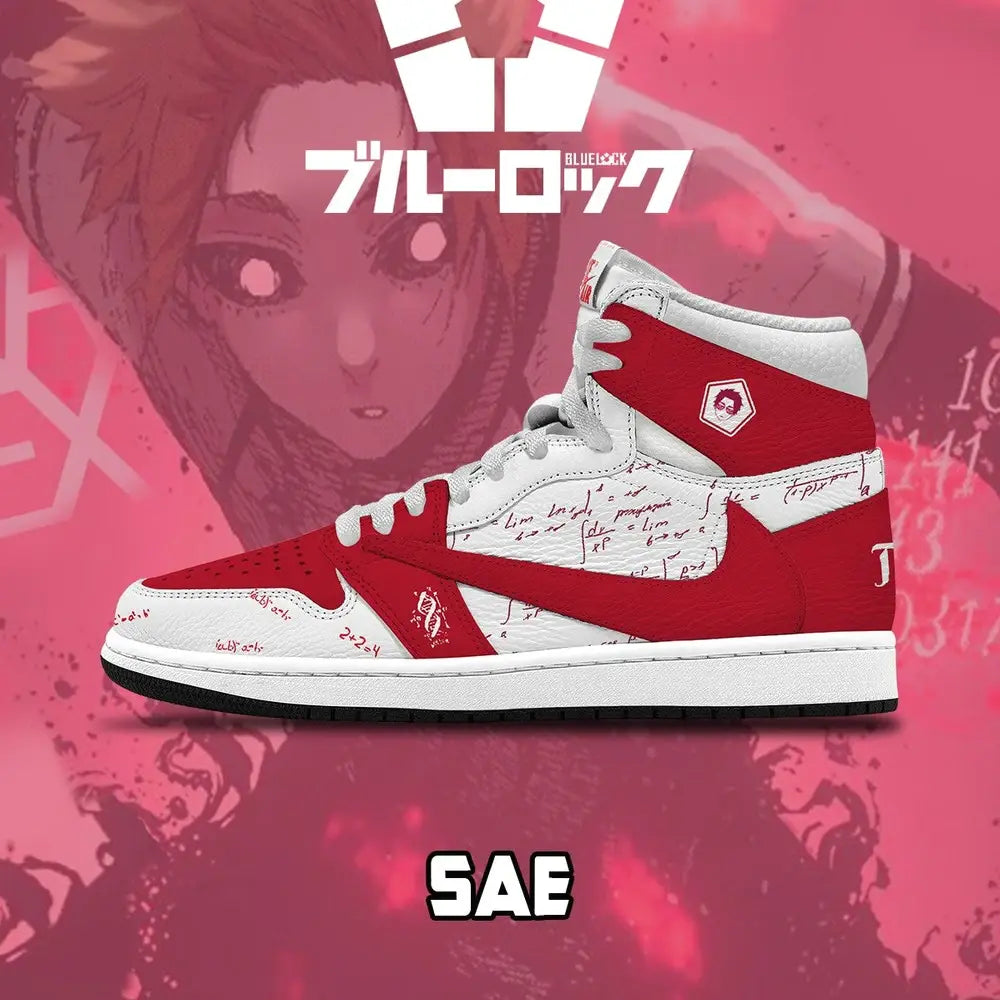 Ideafootwear Sae Itosh V.1 Blue Lock AJ1 High Sneakers Shoes For Men And Women