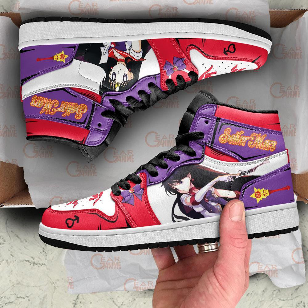 Ideafootwear Sailor Mars AJ1 High Sneakers Shoes For Men And Women