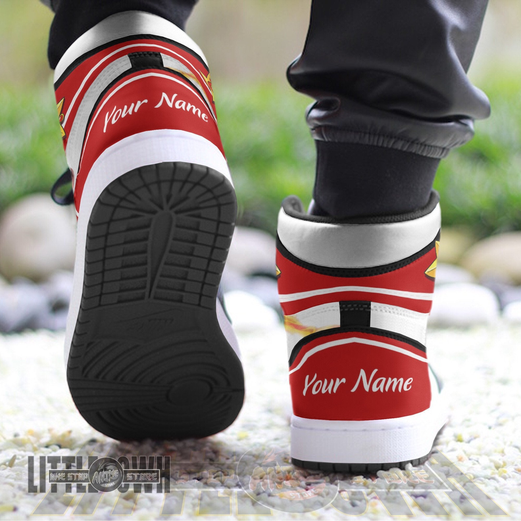 Ideafootwear Sailor Mars AJ1 High Sneakers Shoes For Men And Women