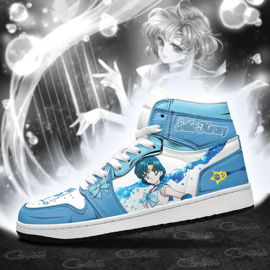 Ideafootwear Sailor Mercury AJ1 High Sneakers Shoes For Men And Women
