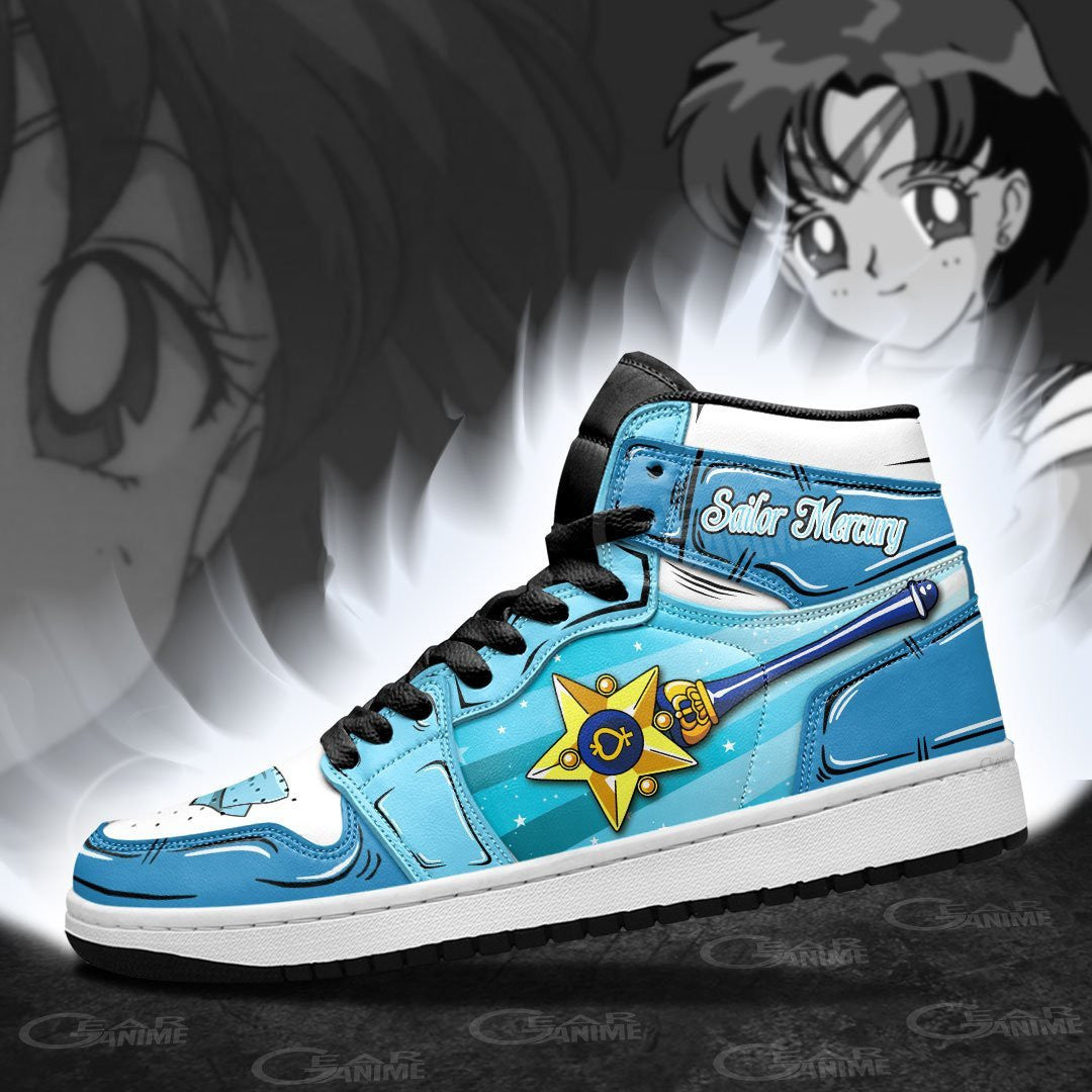 Ideafootwear Sailor Mercury AJ1 High Sneakers Shoes For Men And Women