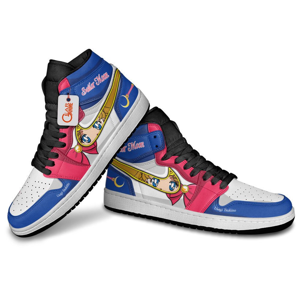 Ideafootwear Sailor Moon AJ1 High Sneakers Shoes For Men And Women