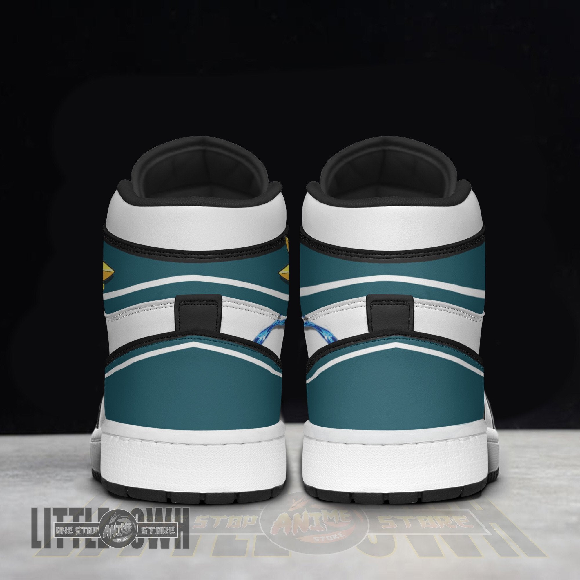 Ideafootwear Sailor Neptune AJ1 High Sneakers Shoes For Men And Women